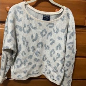 Abercrombie leopard sweater